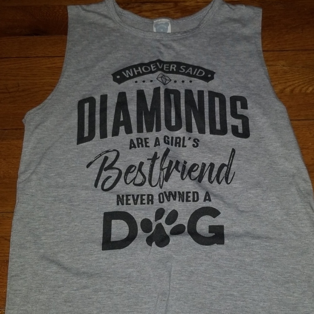 Cute gray tank top